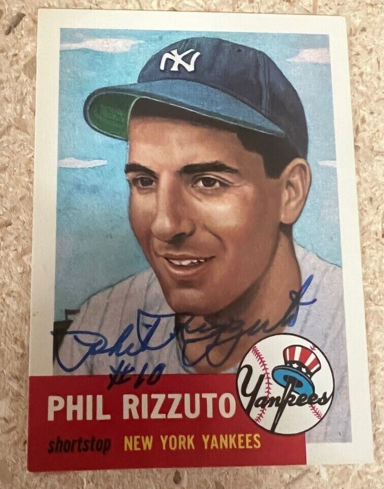 Phil Rizzuto signed autographed 1991 Topps Archives #114 Card