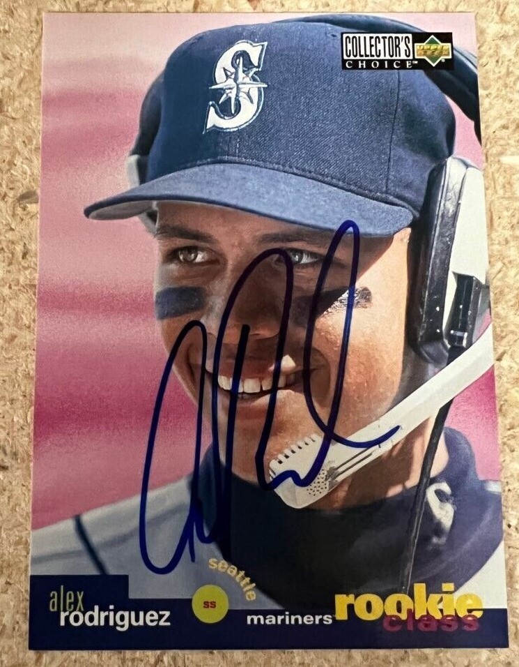 Alex Rodriguez signed autographed Upper Deck Collector's Choice Rookie Card