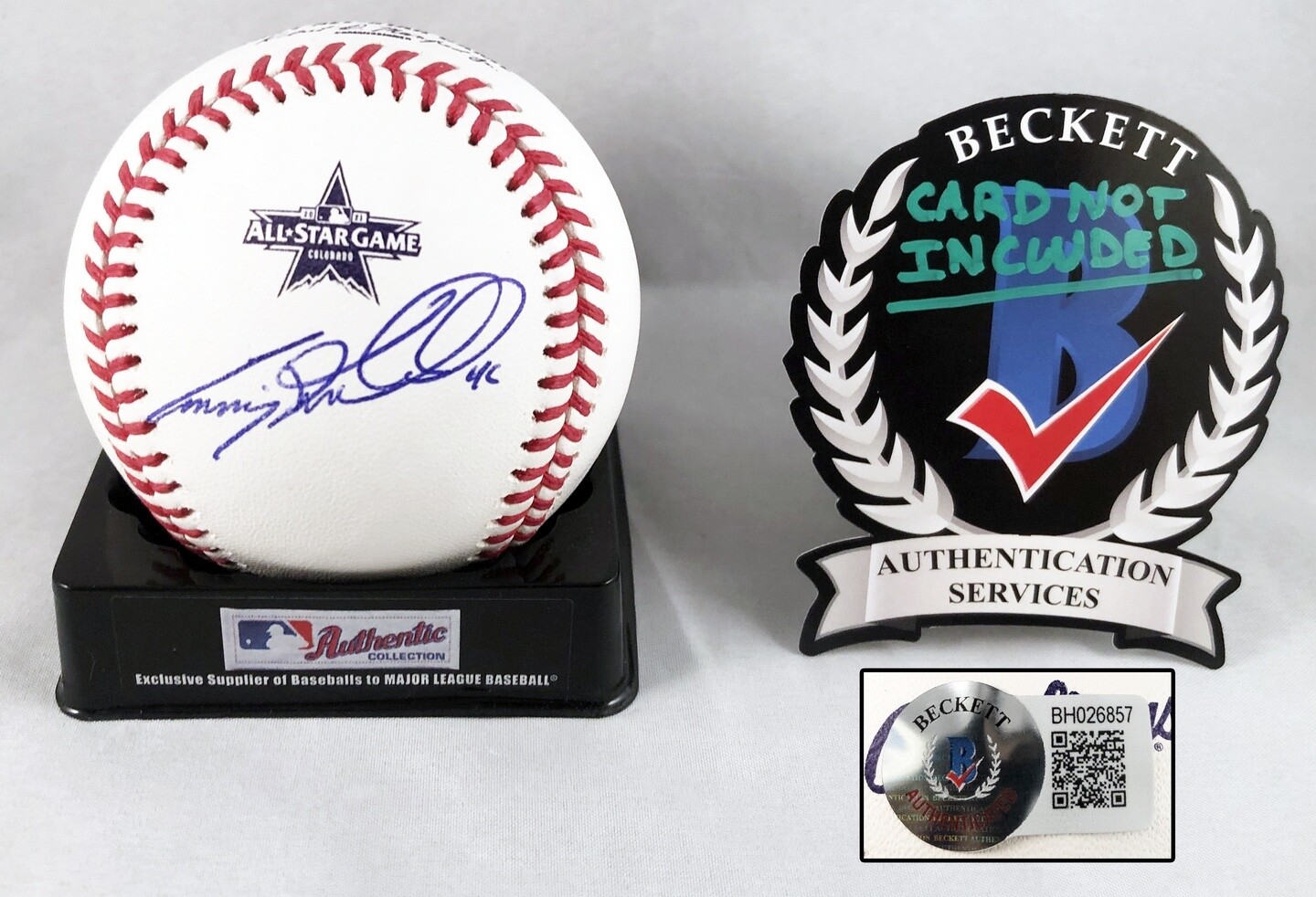 Craig Kimbrel Signed 2018 World Series Baseball Beckett COA