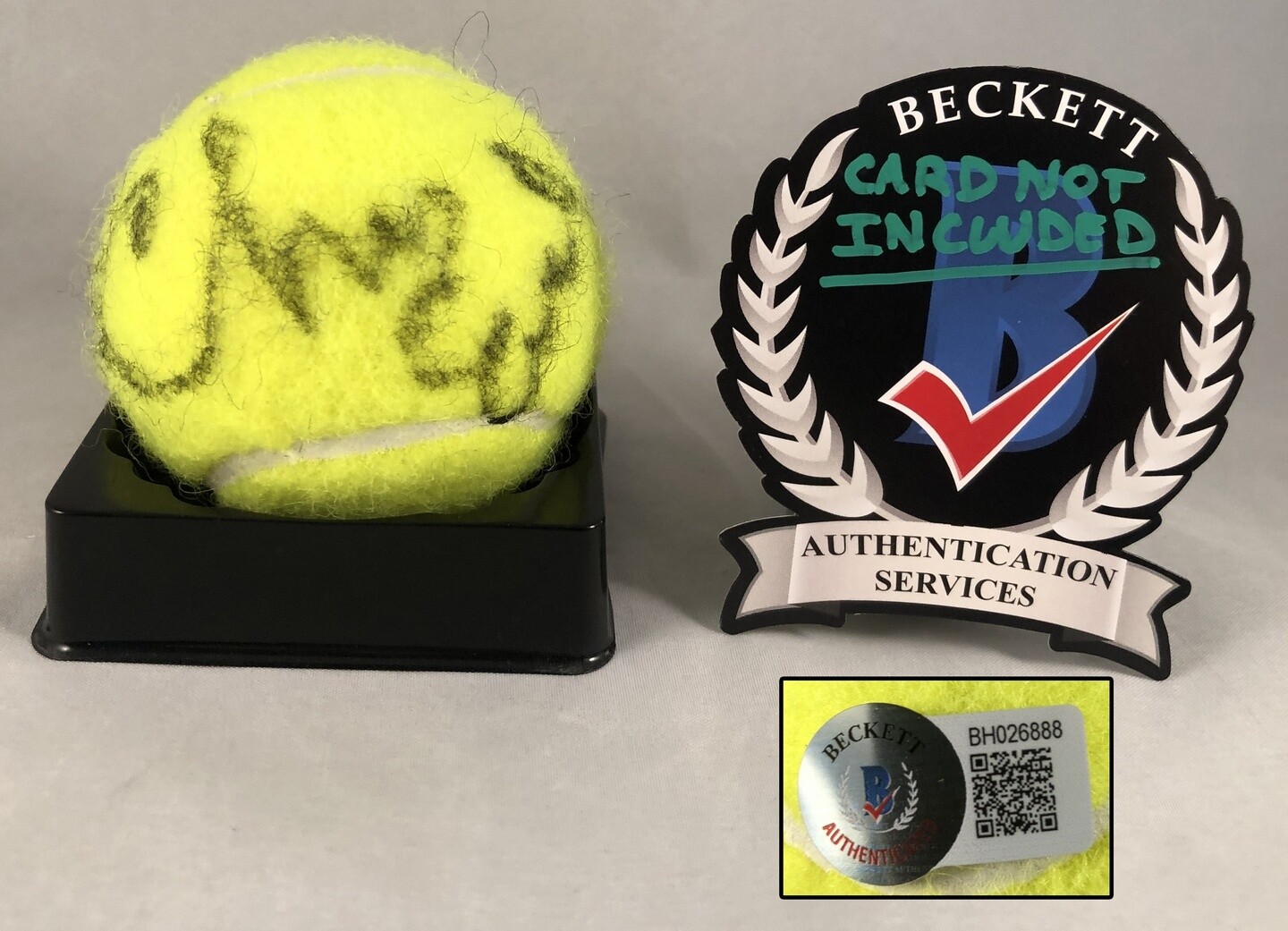 Chris Evert Signed Tennis Ball Beckett 5 COA