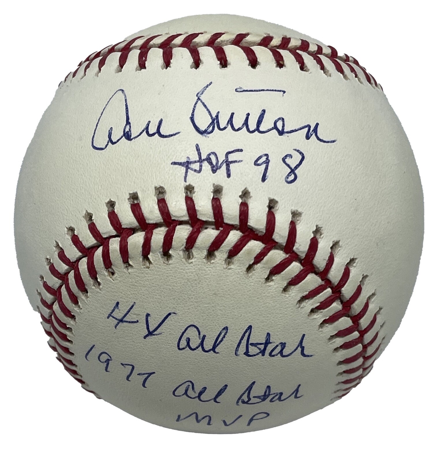 Don Sutton Signed MLB Baseball AIV AA21992 Career Stat Baseball RARE HOF 98