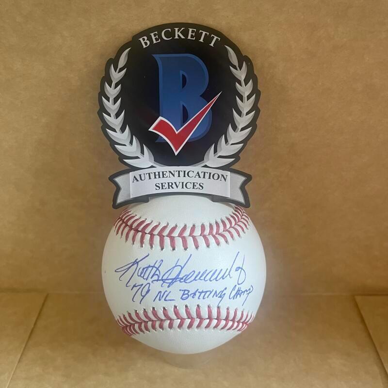 KEITH HERNANDEZ 79 NL BATTING CHAMP SIGNED AUTO M.L. BASEBALL BAS AUTHENTICATED