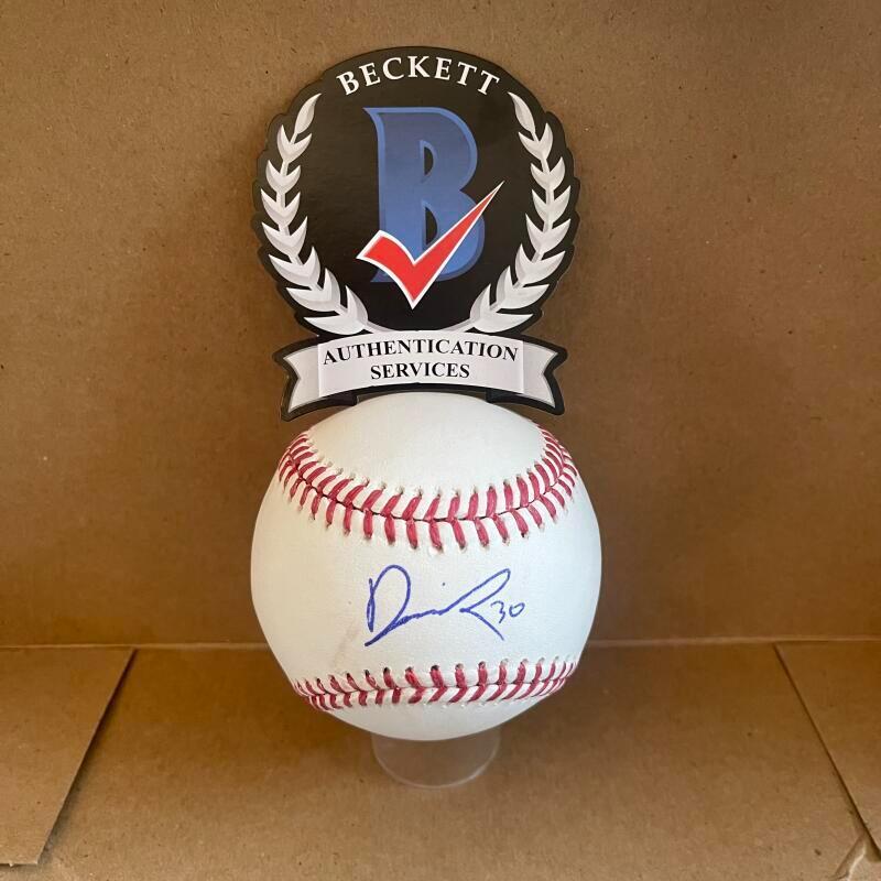 DARICK HALL PHILADELPHIA PHILLIES SIGNED AUTO M.L.BASEBALL BECKETT AUTHENTICATED