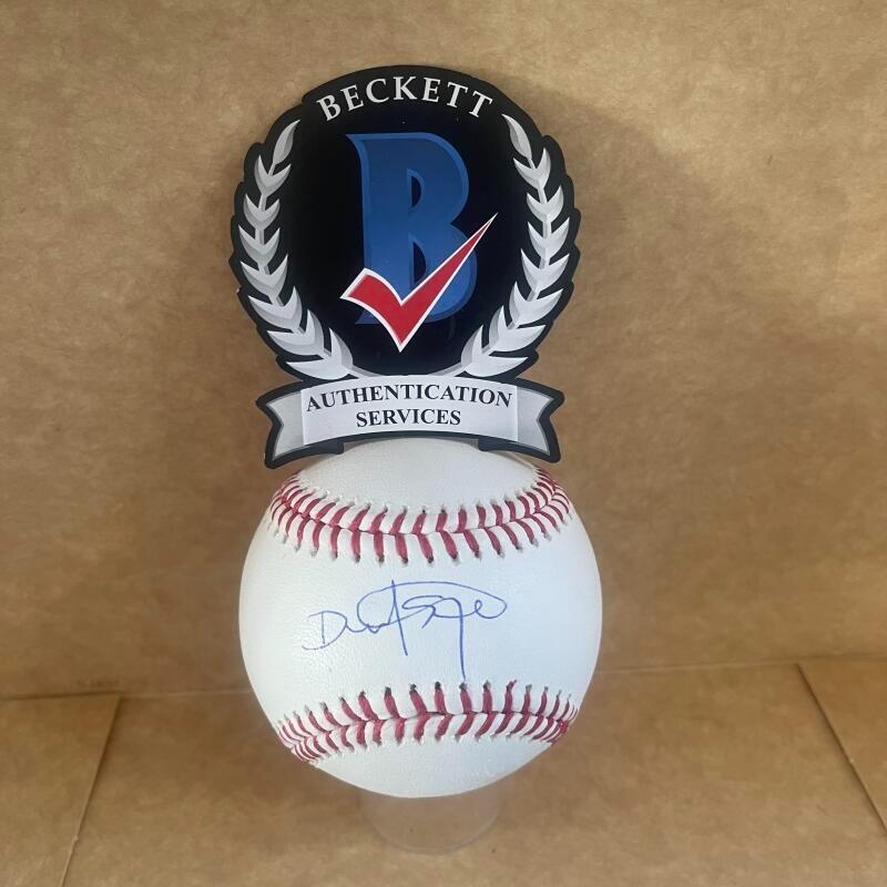 DAHIAN SANTOS TORONTO BLUE JAYS SIGNED AUTOGRAPHED M.L. BASEBALL BECKETT AUTHENT