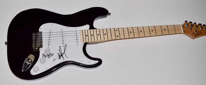Cypress Hill Signed Autographed Electric Guitar B-Real Eric Bobo ACOA COA