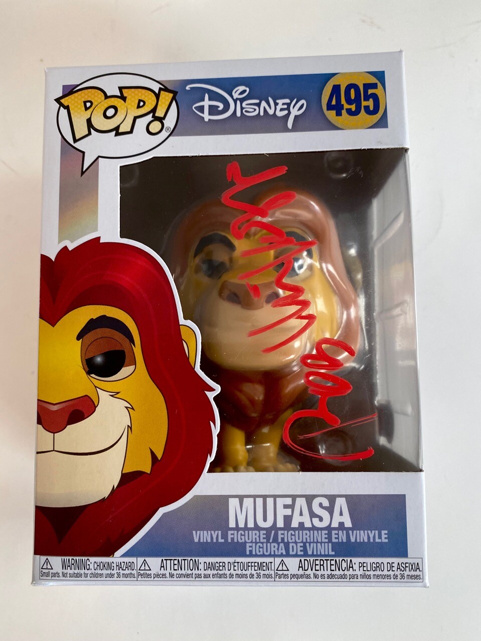 Rob Minkoff Signed Autographed Funko Pop Mufasa The Lion King 495 Beckett COA
