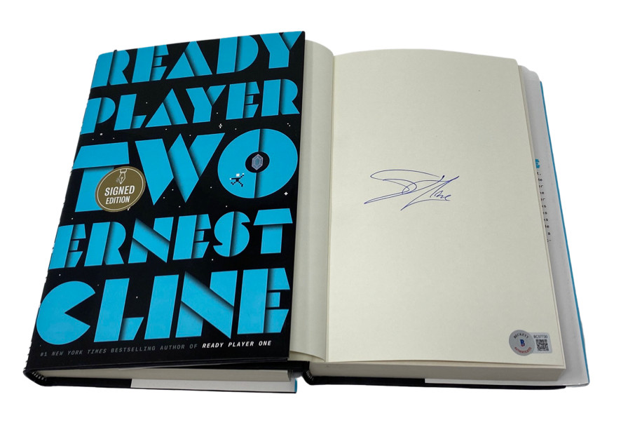 Ernest Cline Signed Autographed Ready Player Two 1st Edition HC Book Beckett COA
