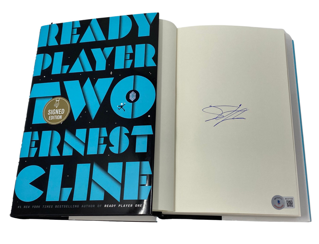 ERNEST CLINE SIGNED AUTOGRAPHED READY PLAYER TWO 1ST EDITION HC BOOK BECKETT COA COLLECTIBLE MEMORABILIA