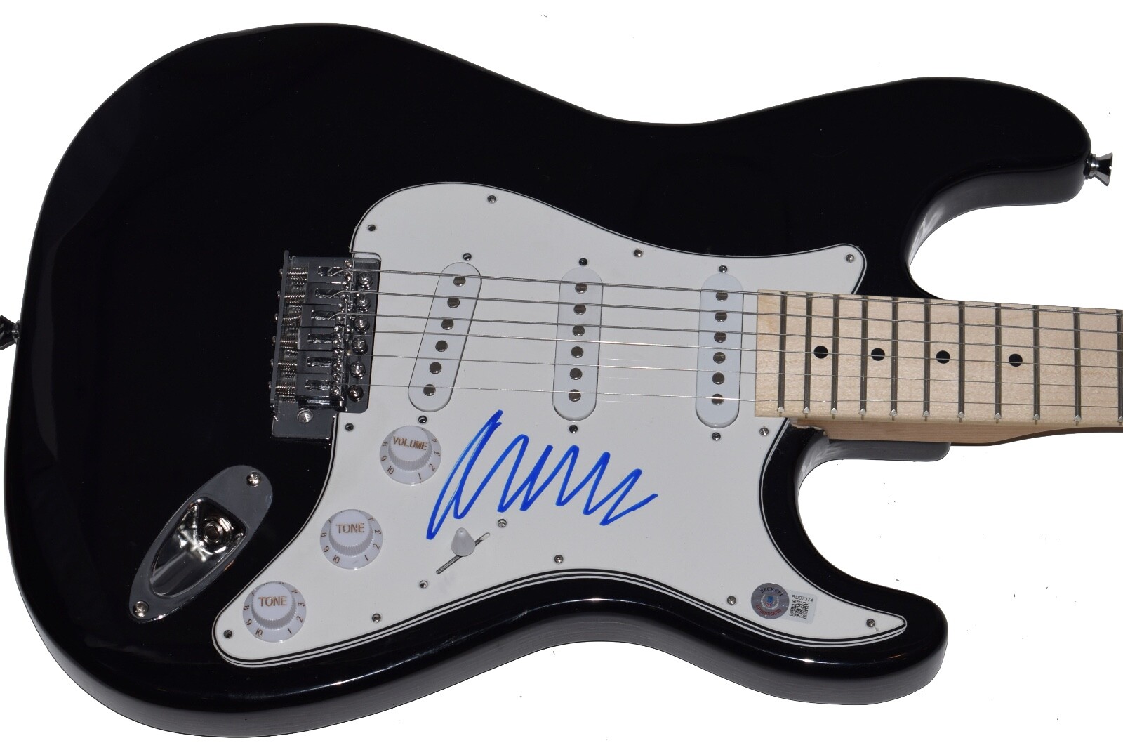 Marcus Mumford Signed Autographed Electric Guitar Mumford & Sons Beckett COA