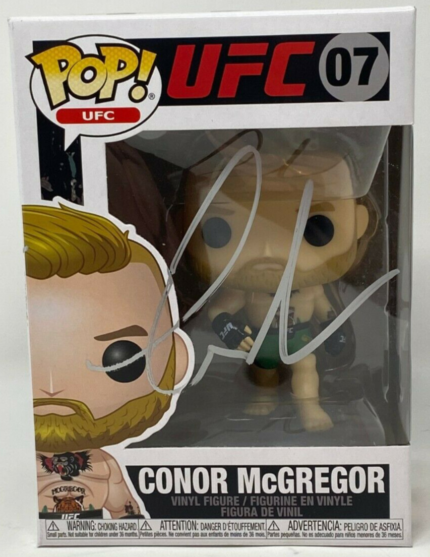 Conor McGregor Signed Autographed Funko Pop Figure #07 Beckett BAS COA
