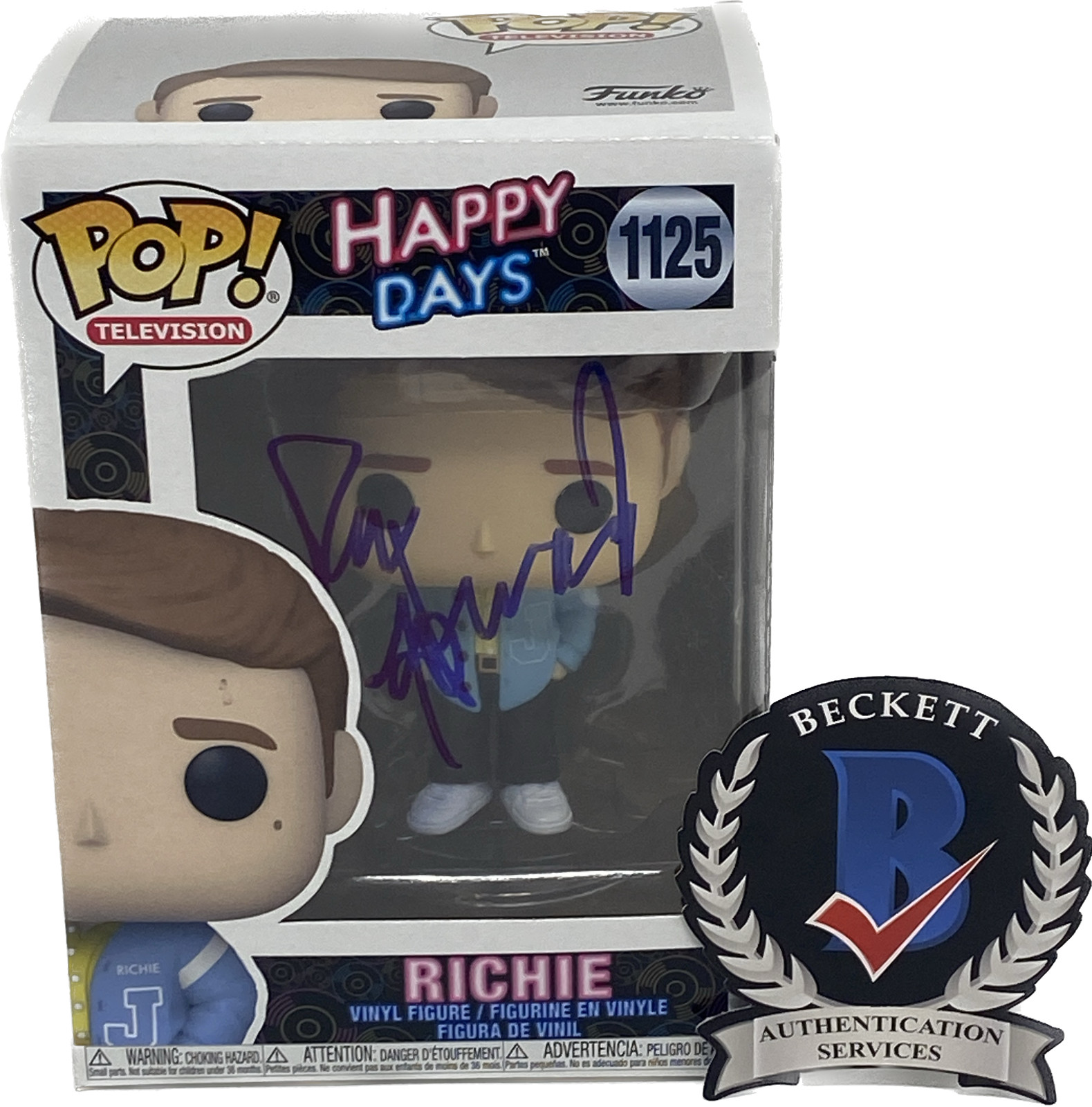 Ron Howard Signed Autographed Richie Happy Day Funko Pop Figure 1125 Beckett COA