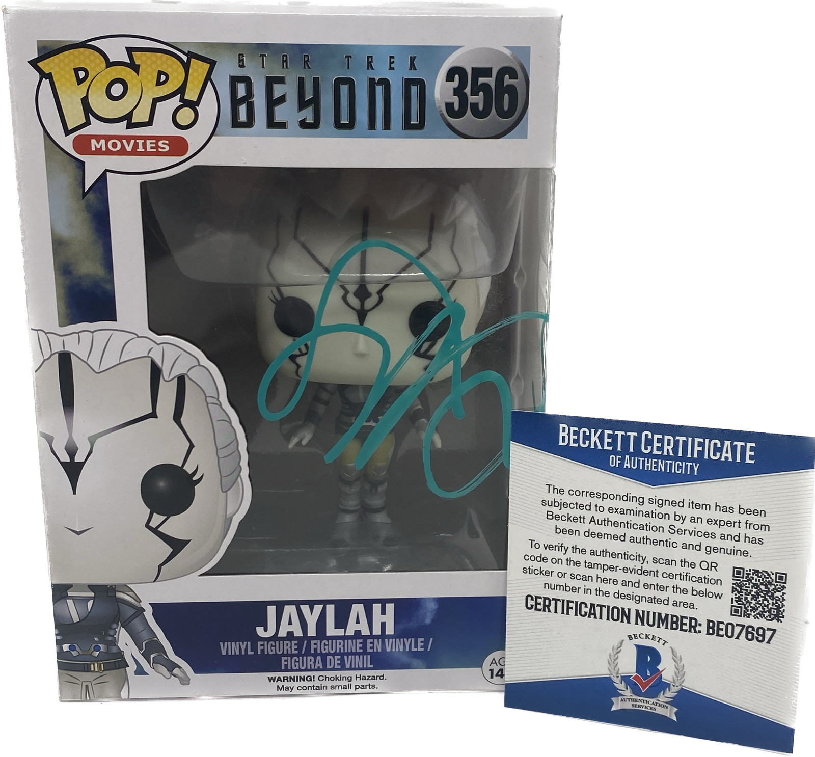 Sofia Boutella Signed Autographed Funko Pop Jaylah Star Trek Beyond Beckett COA