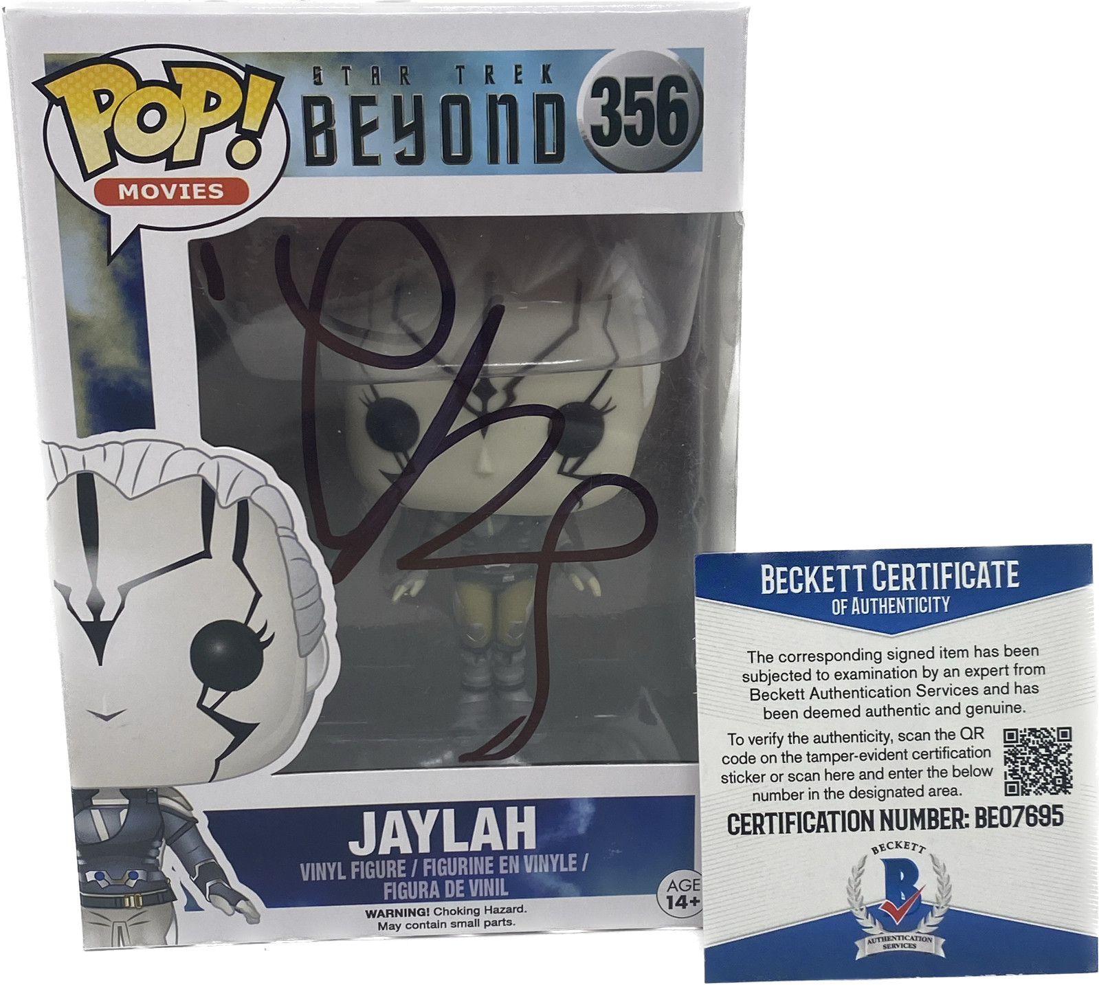 Sofia Boutella Signed Autographed Funko Pop Jaylah Star Trek Beyond Beckett COA