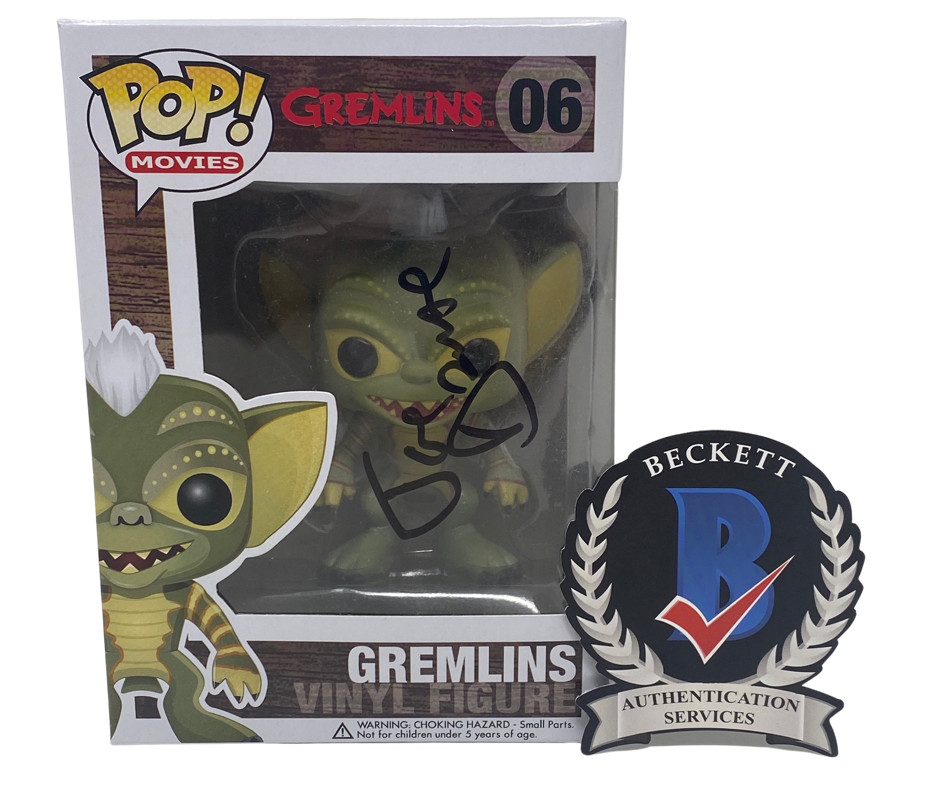Joe Dante Signed Autographed Funko Pop Gremlins #06 Figure Horror Beckett COA