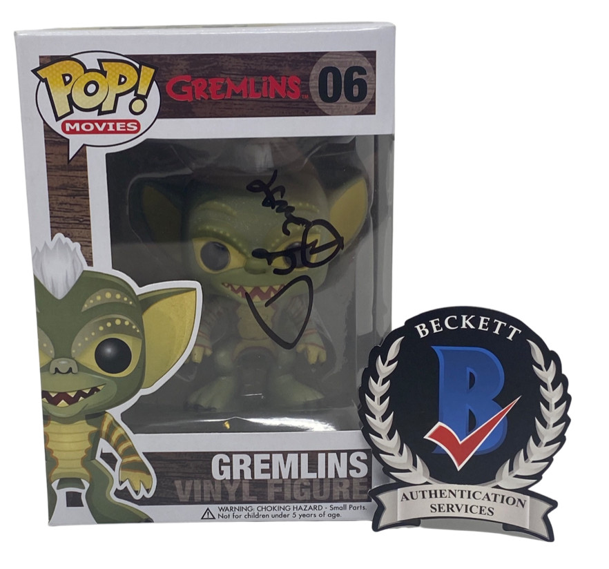 Joe Dante Signed Autographed Funko Pop Gremlins #06 Figure Horror Beckett COA