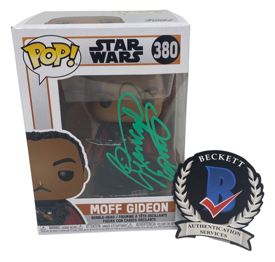 Giancarlo Esposito Signed Autograph Star Wars Funko Pop Moff Gideon Beckett COA
