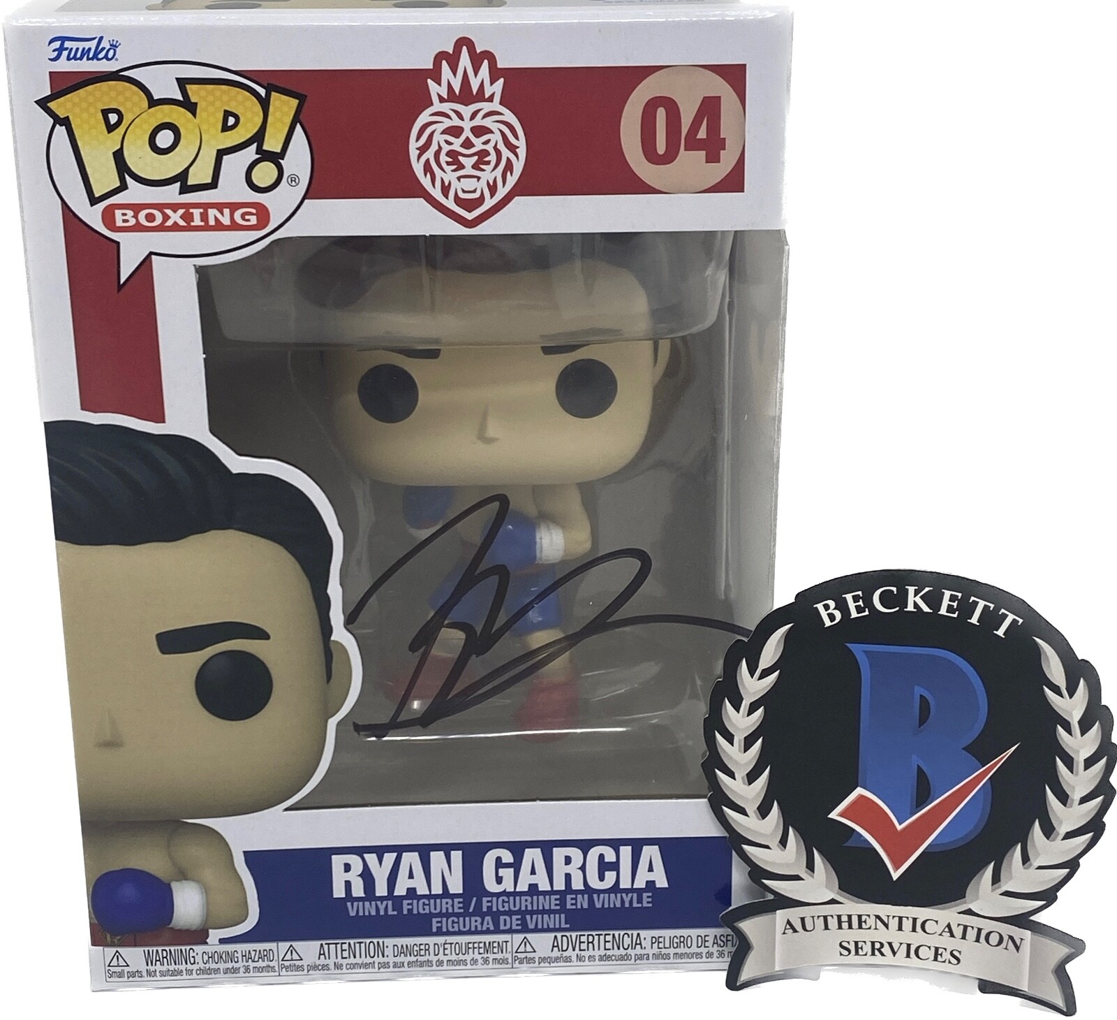 Ryan Garcia Signed Autographed Funko Pop Figure Boxer Boxing Beckett COA