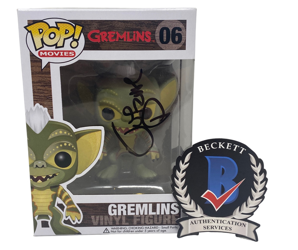 Joe Dante Signed Autographed Funko Pop Gremlins #06 Figure Horror Beckett COA