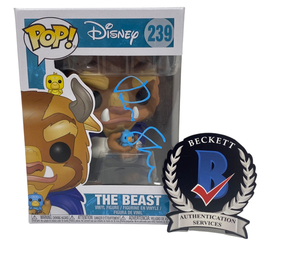 Dan Stevens Signed Autographed Funko Pop Beauty and The Beast #239 Beckett COA