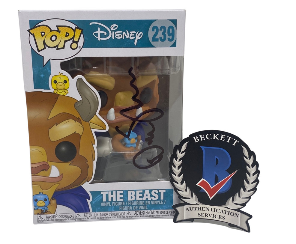 Dan Stevens Signed Autographed Funko Pop Beauty and The Beast #239 Beckett COA