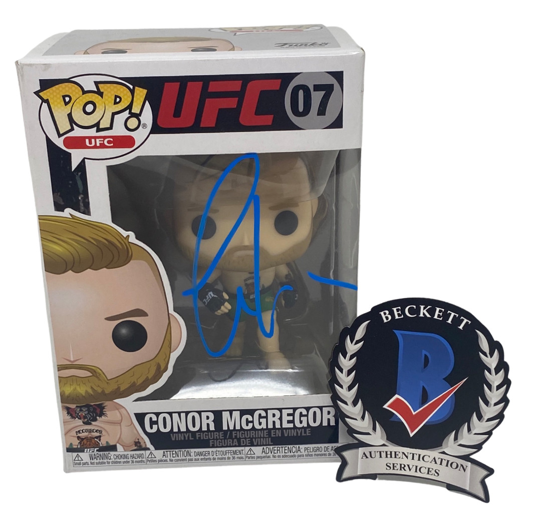 Conor McGregor Signed Autographed Funko Pop Figure 07 UFC MMA Beckett COA