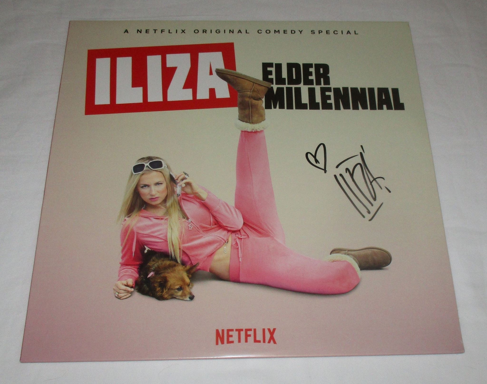 ILIZA SHLESINGER SIGNED ELDER MILLENNIAL VINYL RECORD JSA