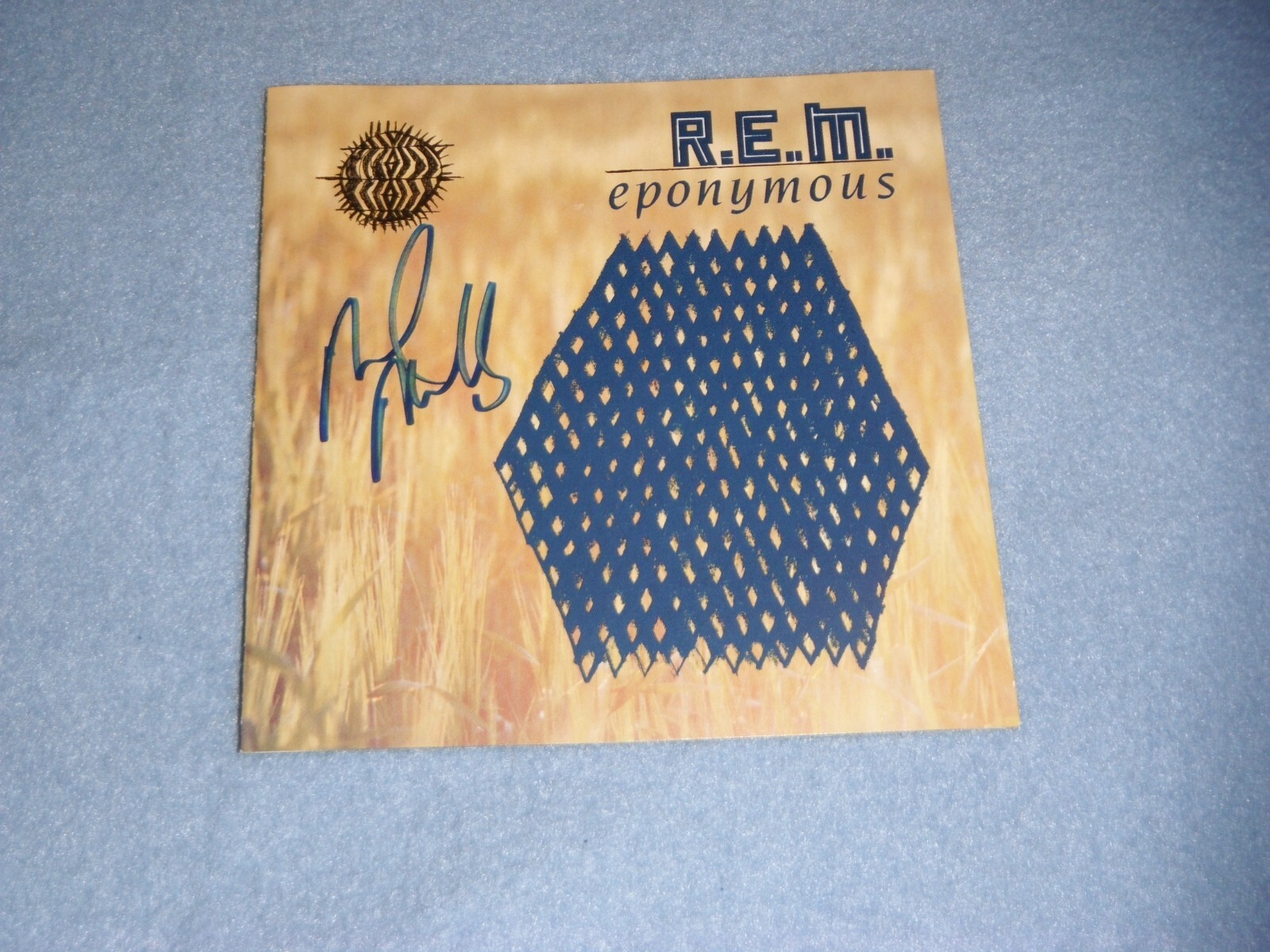 R.E.M. MIKE MILLS SIGNED EPONYMOUS CD COVER