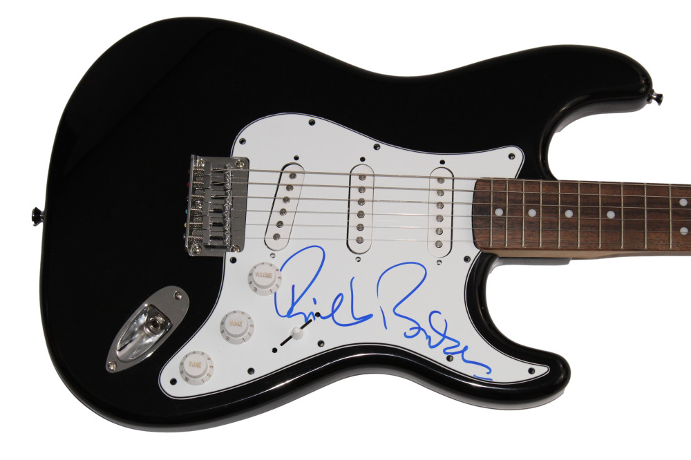 RICHARD BRANSON SIGNED AUTOGRAPH BLK FENDER ELECTRIC GUITAR VIGRIN GALACTIC JSA