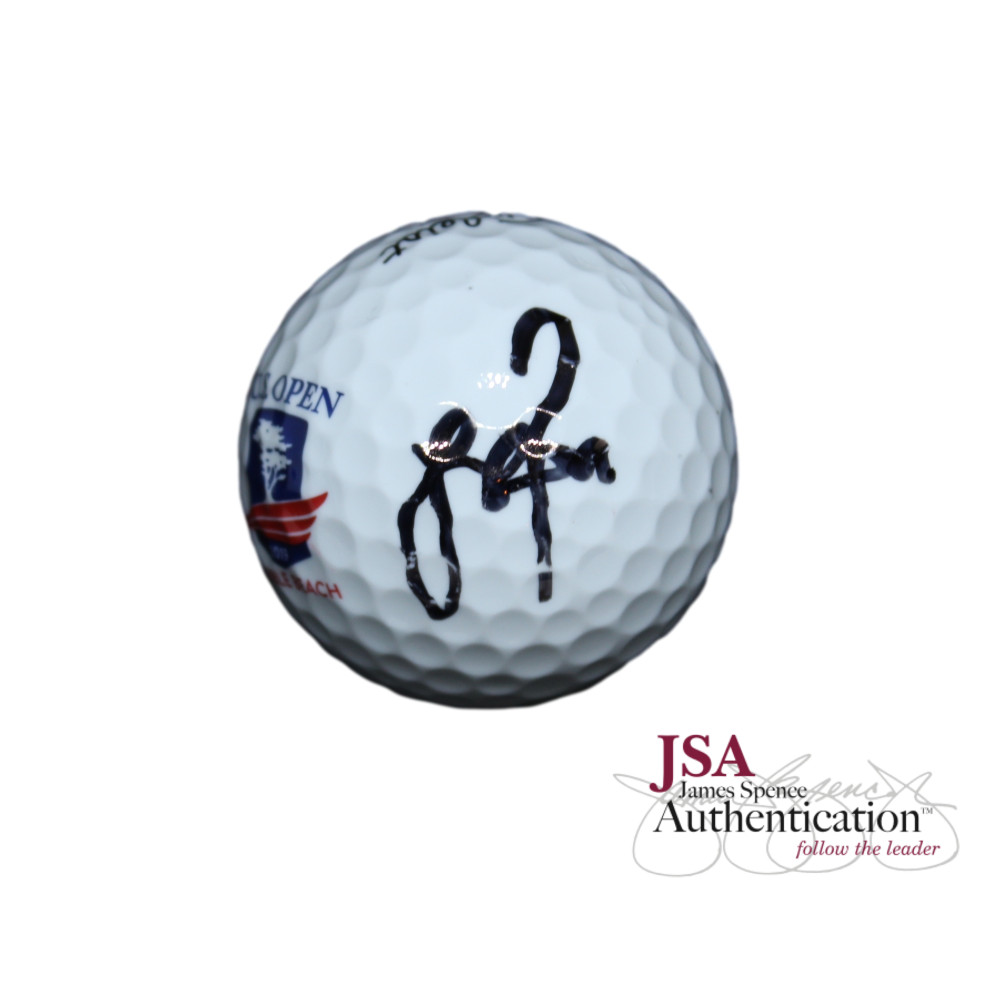JUSTIN ROSE SIGNED AUTOGRAPH US OPEN CHAMPIONSHIP LOGO GOLF BALL - RARE! JSA COA