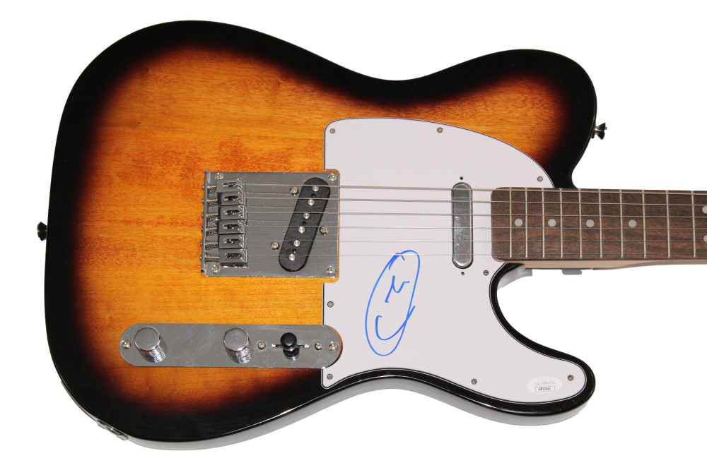 MILEY CYRUS SIGNED AUTOGRAPH FENDER TELECASTER GUITAR - BANGERZ RARE! JSA COA