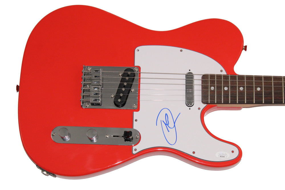 MILEY CYRUS SIGNED AUTOGRAPH FENDER TELECASTER GUITAR BANGERZ BREAKOUT JSA COA