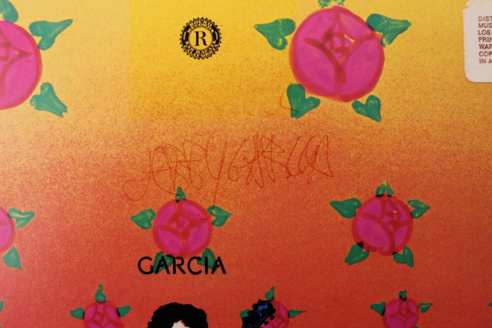 JERRY GARCIA SIGNED AUTOGRAPH ALBUM VINYL RECORD - GRATEFUL DEAD LEGEND JSA COA