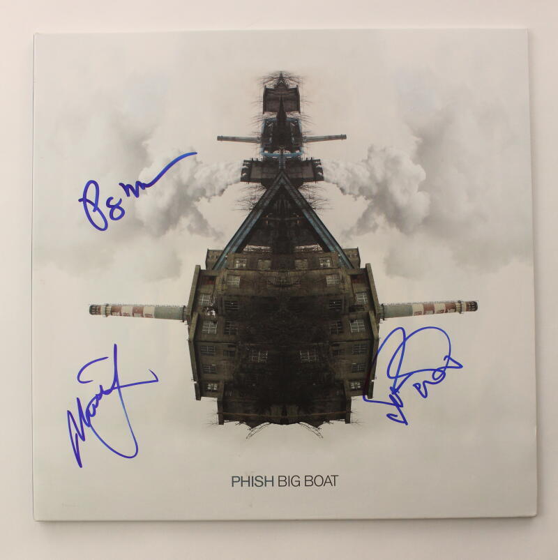 TREY ANASTASIO MIKE PAGE SIGNED AUTOGRAPH ALBUM VINLY RECORD PHISH BIG BOAT JSA