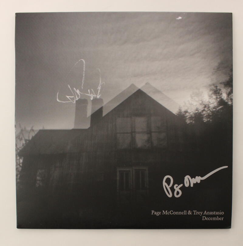 TREY ANASTASIO & PAGE MCCONNELL SIGNED AUTOGRAPH ALBUM RECORD PHISH DECEMBER JSA