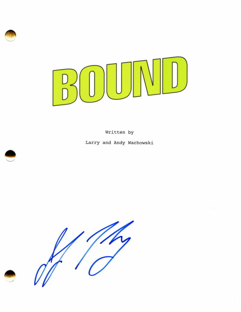 JENNIFER TILLY SIGNED AUTOGRAPH BOUND FULL MOVIE SCRIPT - THE BRIDE OF CHUCKY