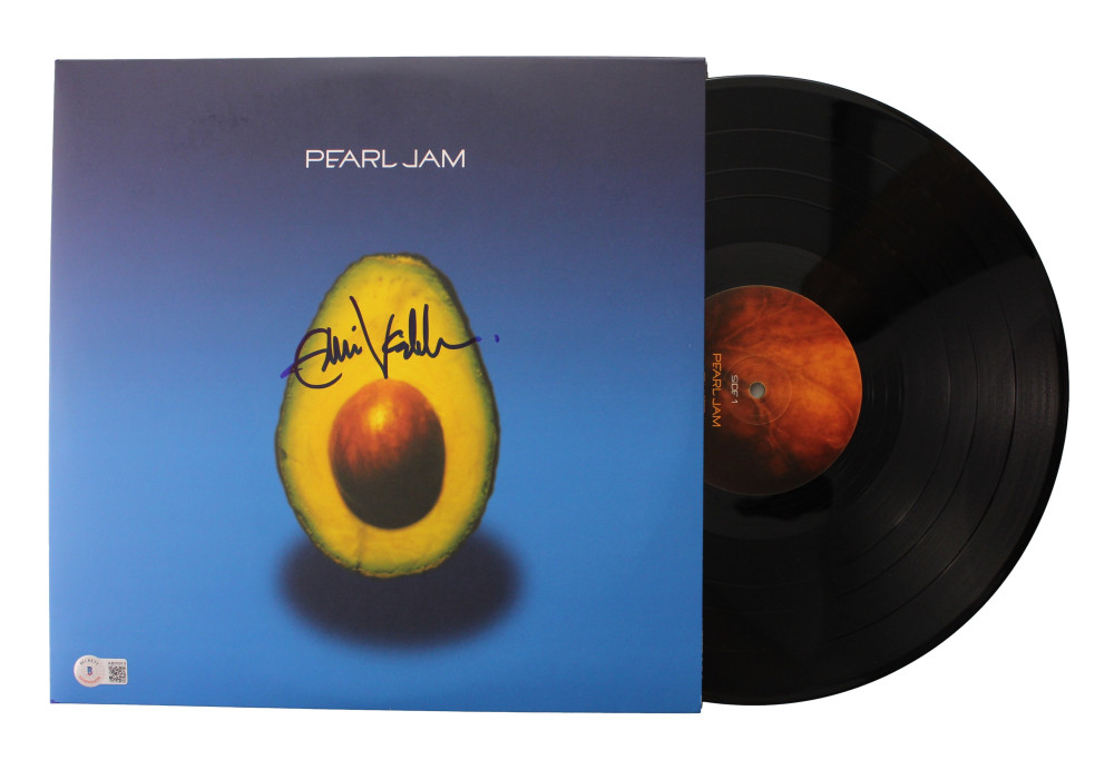 EDDIE VEDDER SIGNED AUTOGRAPH ALBUM VINYL RECORD - PERAL JAM LEGEND BECKETT COA