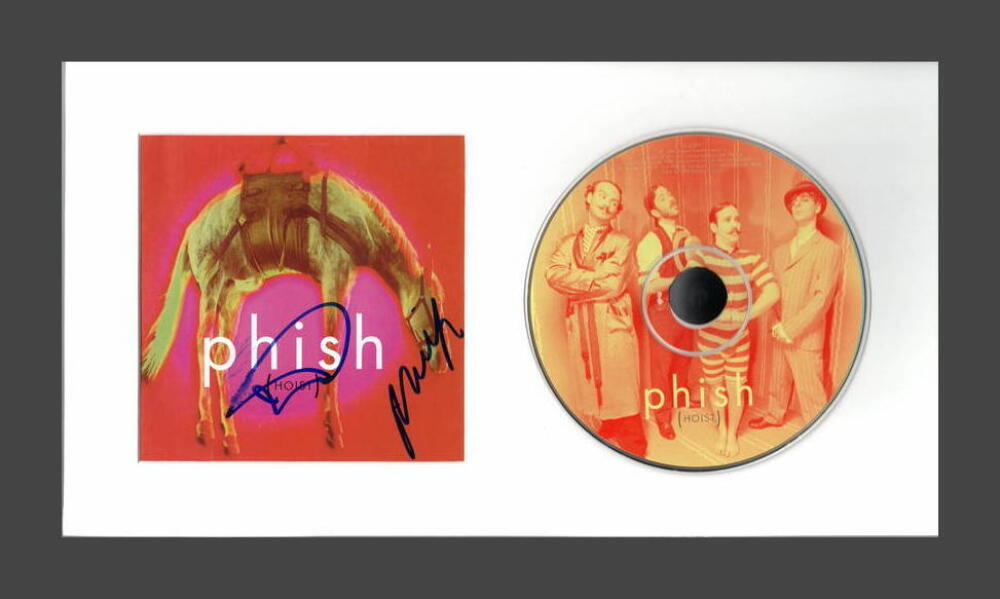 TREY ANASTASIO & MIKE GORDON PHISH SIGNED AUTOGRAPH HOIST FRAMED CD DISPLAY RARE