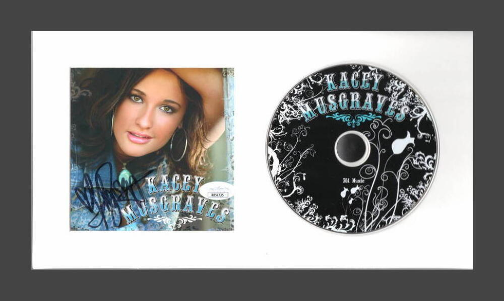 KACEY MUSGRAVES SIGNED AUTOGRAPH FRAMED CD DISPLAY - READY TO HANG! w/ JSA COA