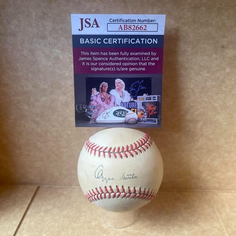 OZZIE SMITH ST. LOUIS CARDINALS SIGNED AUTO VINTAGE N.L. BASEBALL JSA AB82662