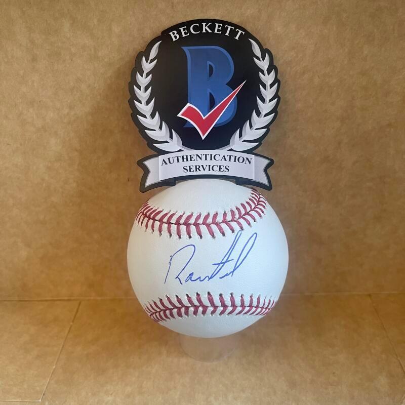 RAMIEL TAPIA TORONTO BLUE JAYS SIGNED AUTOGRAPHED M.L. BASEBALL BAS AUTHENTICATE