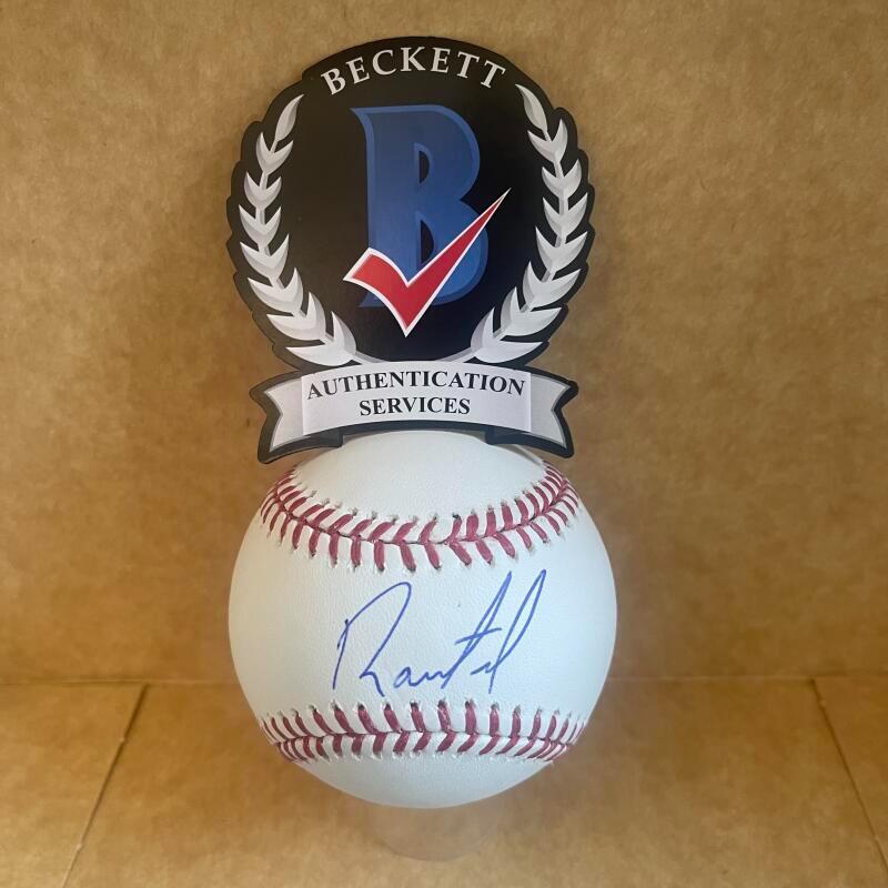RAMIEL TAPIA TORONTO BLUE JAYS SIGNED AUTOGRAPHED M.L. BASEBALL BAS AUTHENTICATE