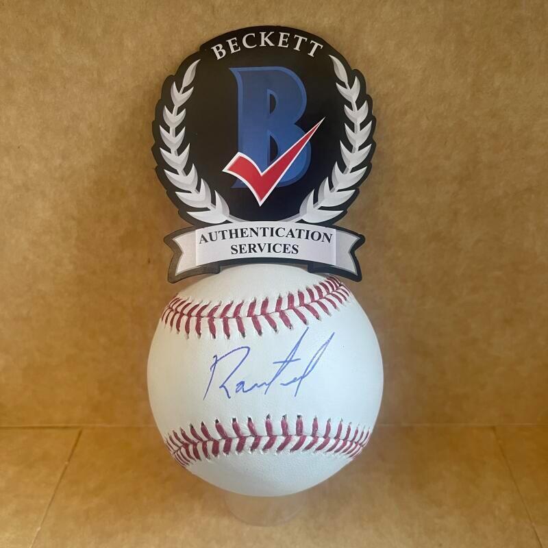 RAMIEL TAPIA TORONTO BLUE JAYS SIGNED AUTOGRAPHED M.L. BASEBALL BAS AUTHENTICATE