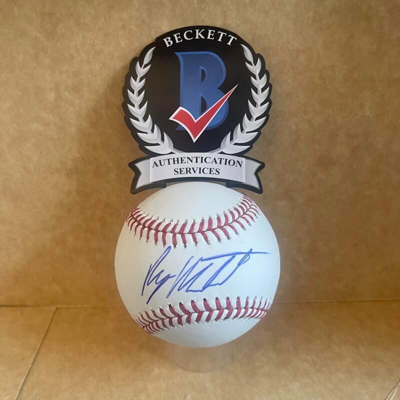 RYAN MOUNCASTLE BALTIMORE ORIOLES SIGNED AUTO M.L. BASEBALL BAS AUTHENTICATED