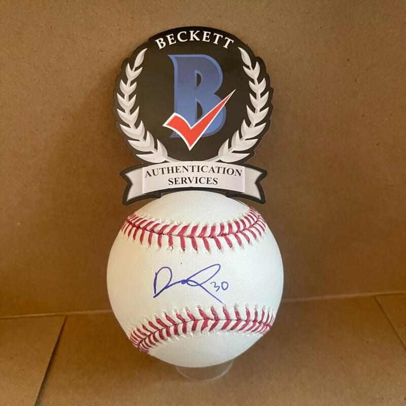 DARICK HALL PHILADELPHIA PHILLIES SIGNED AUTO M.L.BASEBALL BECKETT AUTHENTICATED