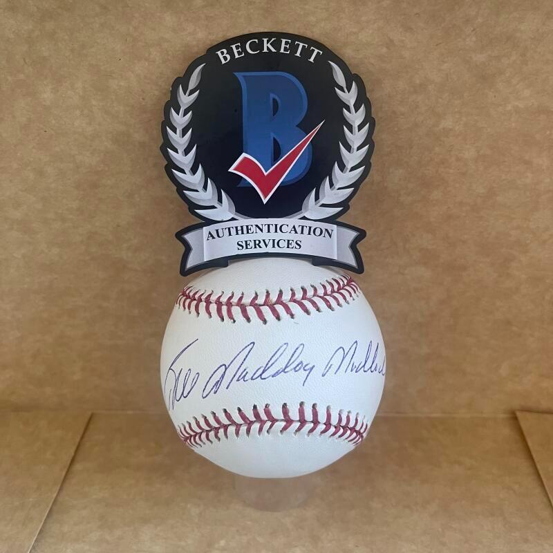 BILL MADDOG MADLOCK PIRATES/DODGERS SIGNED AUTO M.L. BASEBALL BAS AUTHENTICATED COLLECTIBLE MEMORABILIA