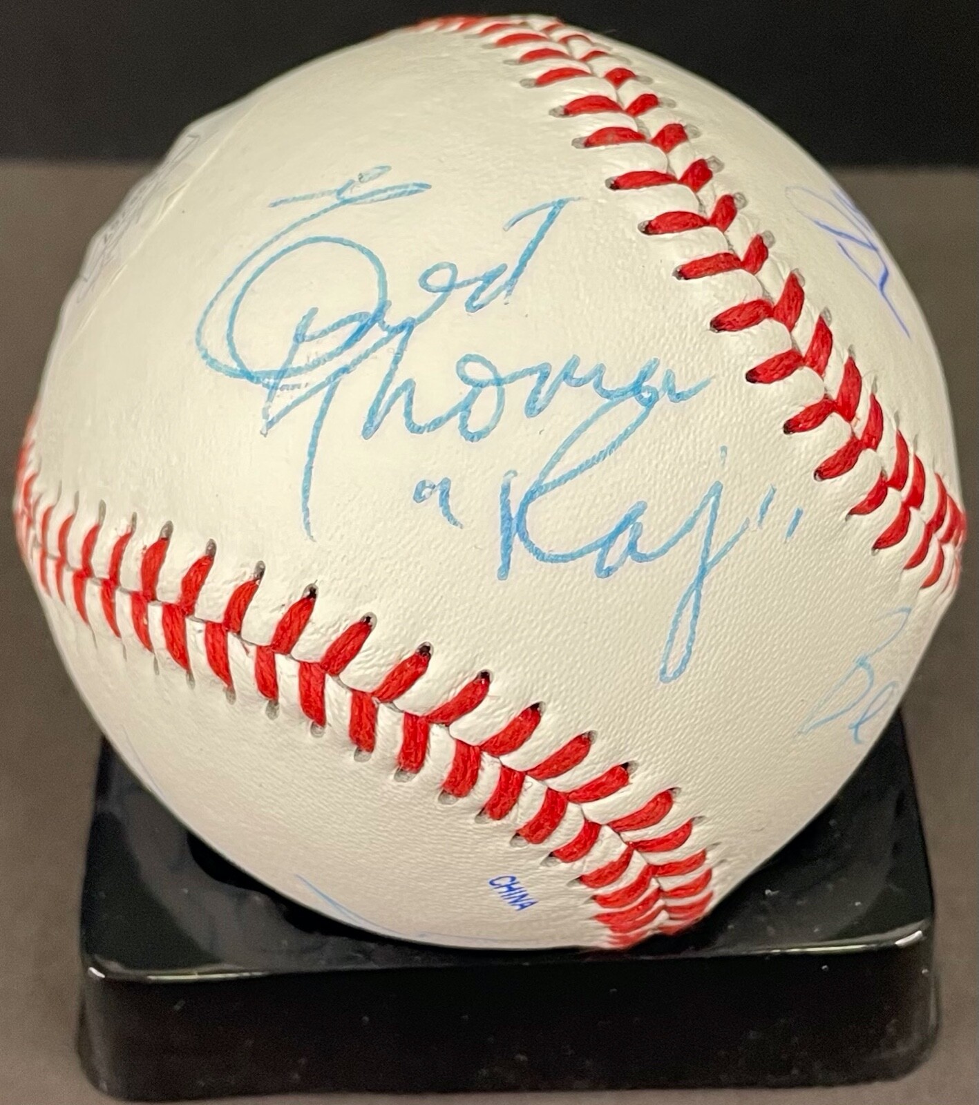 WHAT'S HAPPENING Signed Autograph Baseball Fred Berry Spencer Nelson +1 JSA