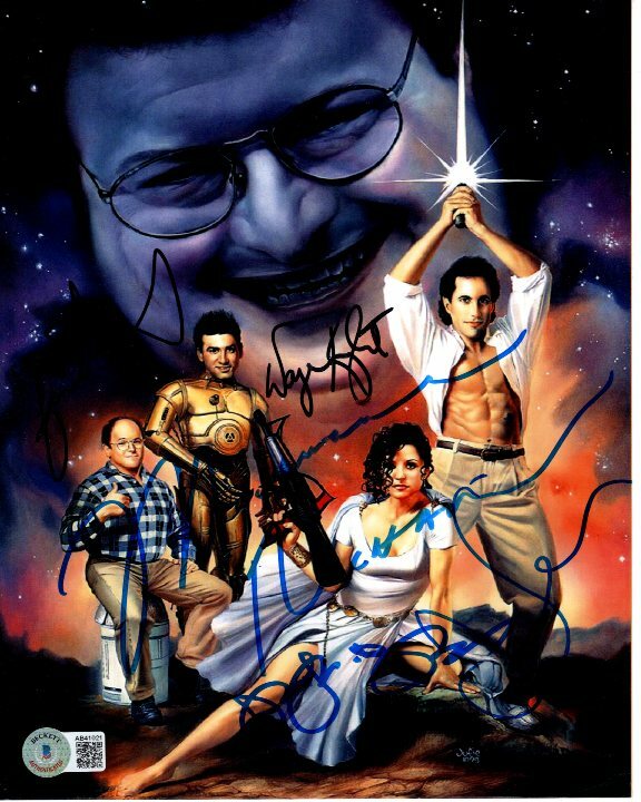 SEINFELD signed 8x10 STAR WARS CAST photo Beckett BAS LOA