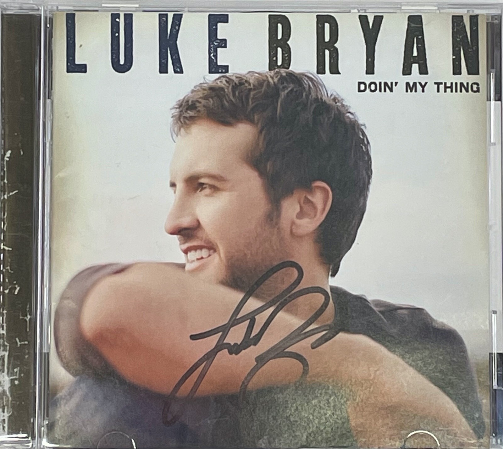 LUKE BRYAN Signed Autograph CD Cover 