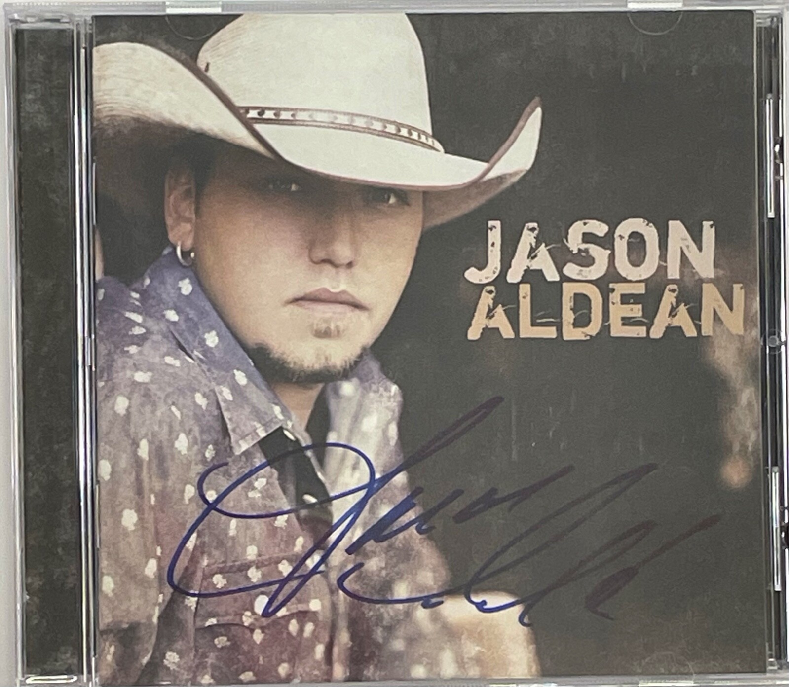 JASON ALDEAN Signed Autograph CD Self Titled Country Music JSA COA