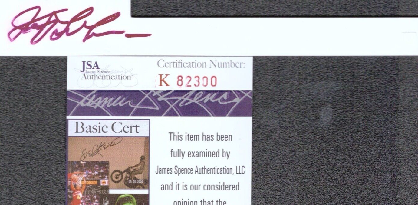 JERRY LEE LEWIS Signed Autograph Piano Key JSA Great Balls of Fire 